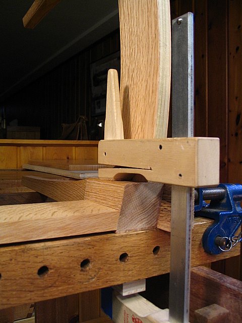 Closeup of Clamp Setup